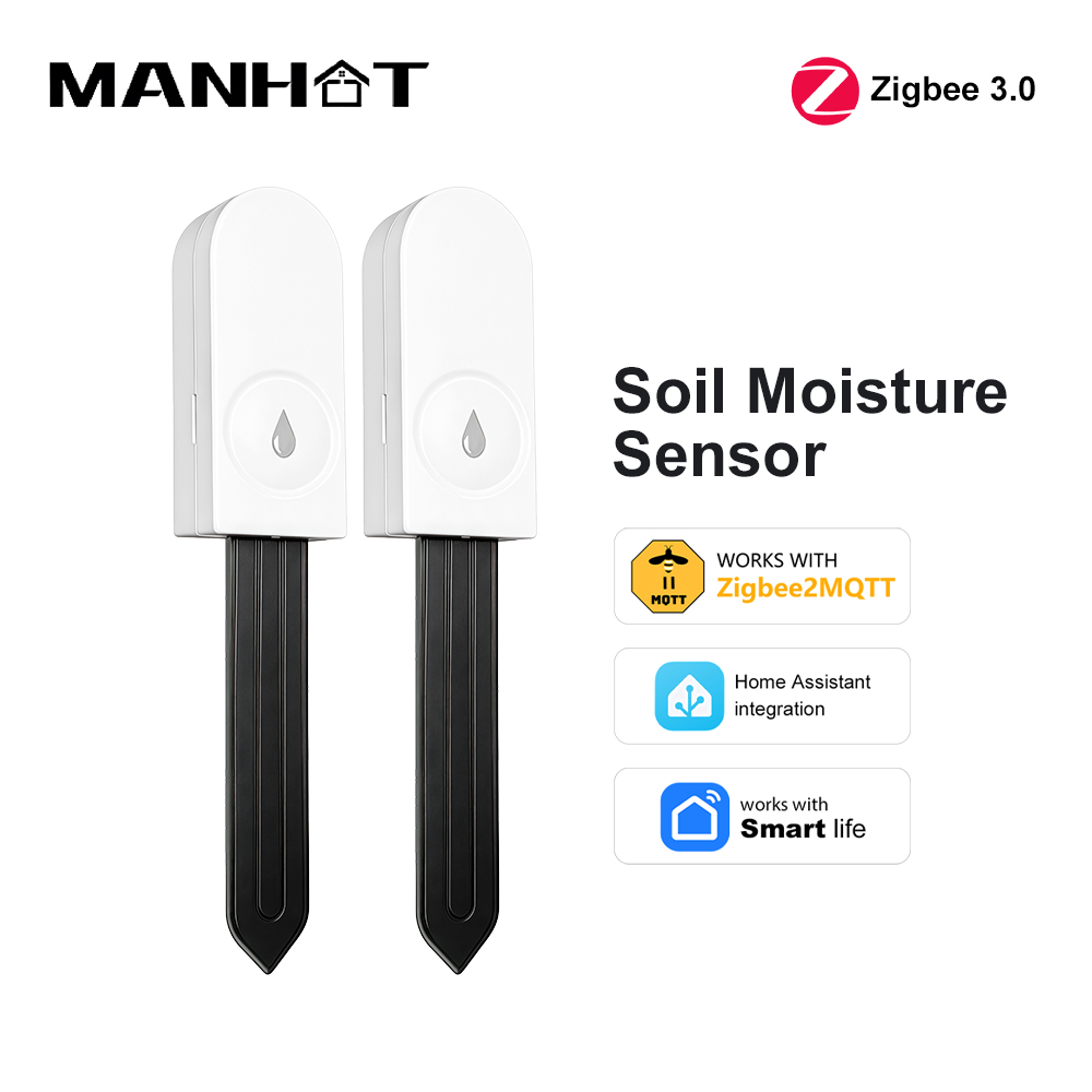 Smart Soil Sensor - Zigbee 3.0 토양 수분 센서 온도