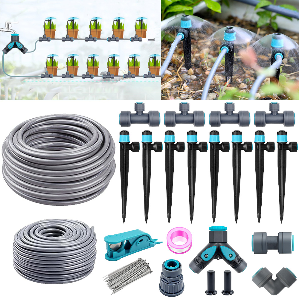 Smart Garden Hose - 3/8인치 버블러 정원 관개 시스템 9/12mm