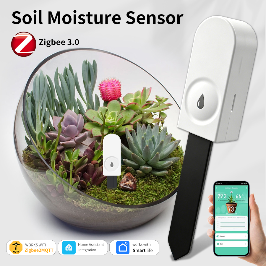 스마트 지그비 토양 수분 센서 온도 습도 측정기 온습도 - Smart Soil Sensor 리뷰 및 가격