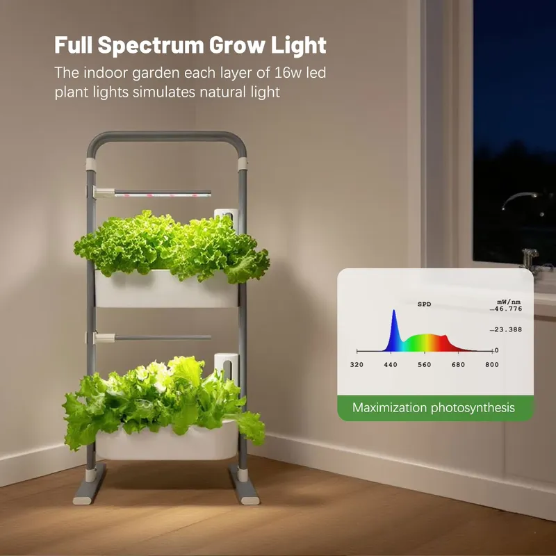 스마트 홈 주방 정원 바닥 데스크탑 수직 재배기 자동  - Smart Garden Vertical Planter 리뷰 및 가격