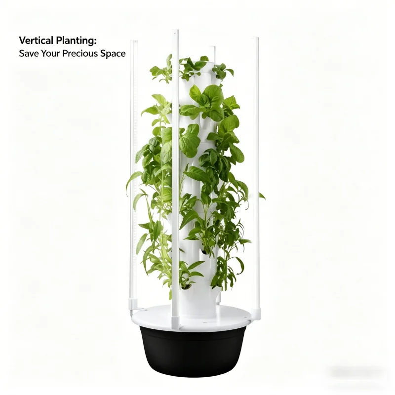5층 스페이스트리 수경재배 타워 실내 스마트 채소 허브 - Smart Garden Vertical Planter 리뷰 및 가격