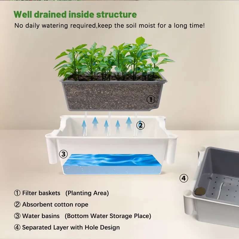 이동식 수직형 3단 자동 급수 스마트 정원 화분 스탠드 - Smart Garden Vertical Planter 리뷰 및 가격