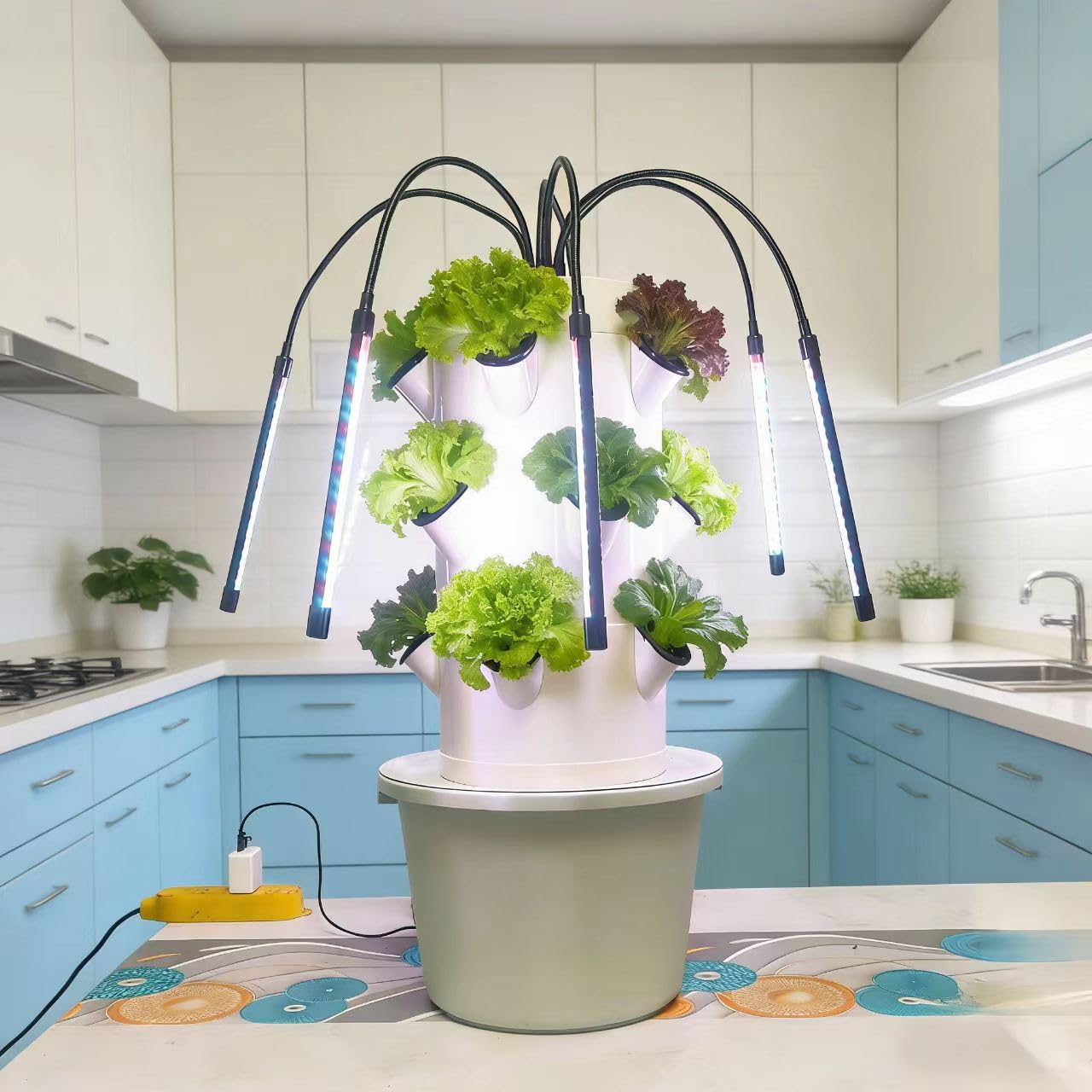 수직 수경 재배 시스템 |   3층 15홀 실내 정원  - Smart Garden Vertical Planter 리뷰 및 가격