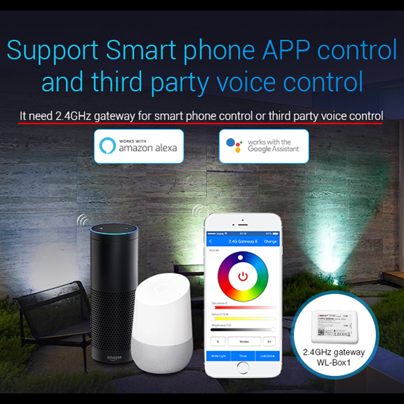 RGB CCT 스마트 야외 LED 램프, 정원용 조경  - App Smart Garden 리뷰 및 가격