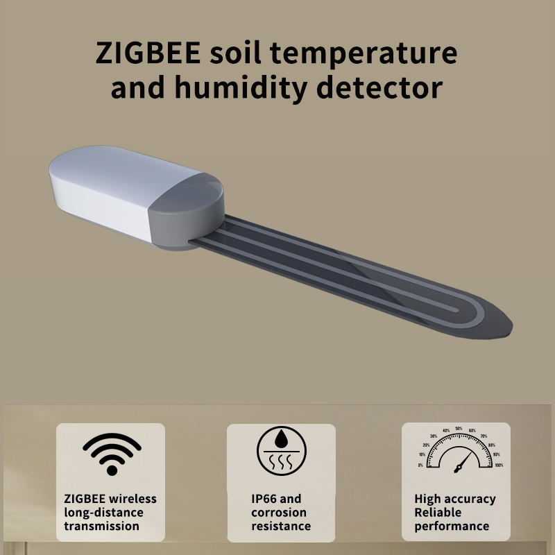 ZigBee 3.0 토양 센서 온도 및 습도 감지 야외 - Smart Soil Sensor 리뷰 및 가격
