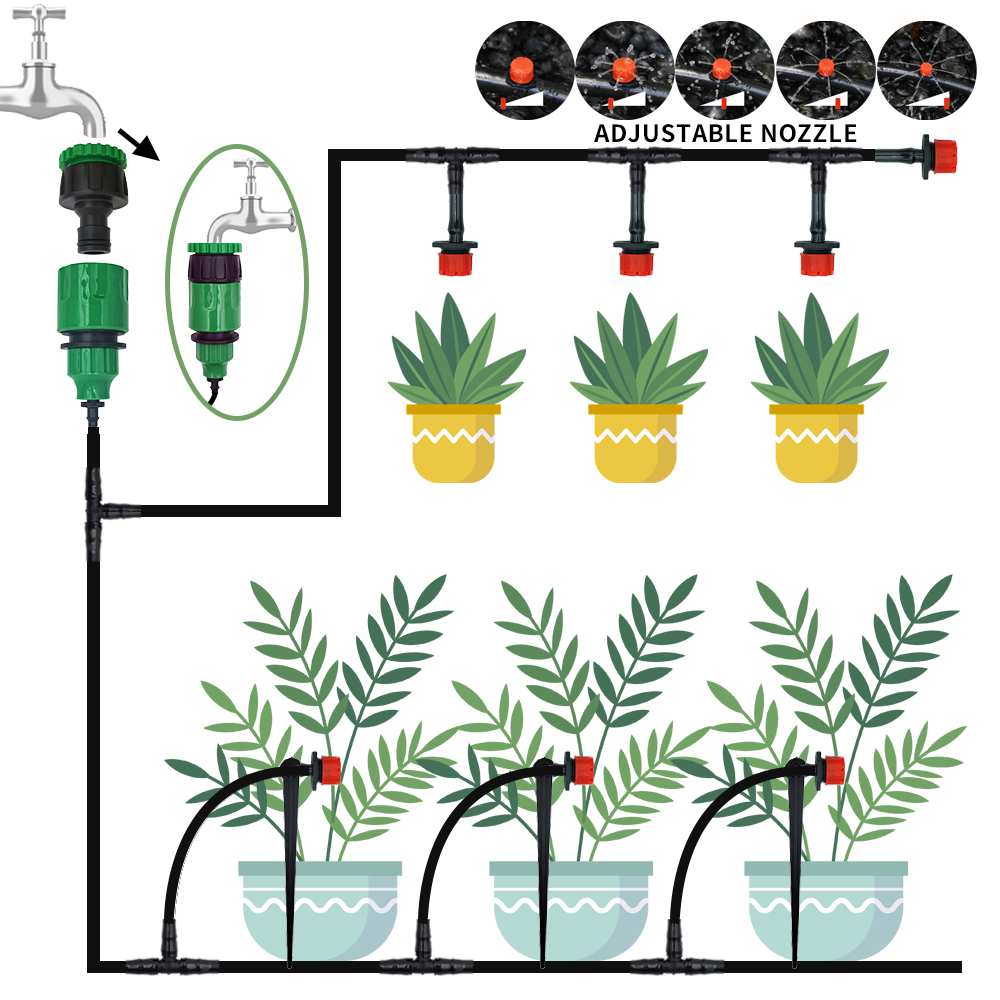휴대용 마이크로 드립 관개 시스템, 20M 자동 급수, - Smart Garden Hose 리뷰 및 가격