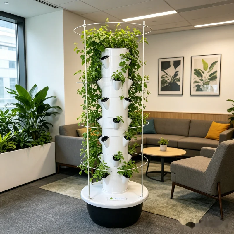 9층 에어로포닉 수경 재배 채소 재배기, 트렐리스가 있 - Smart Garden Vertical Planter 리뷰 및 가격