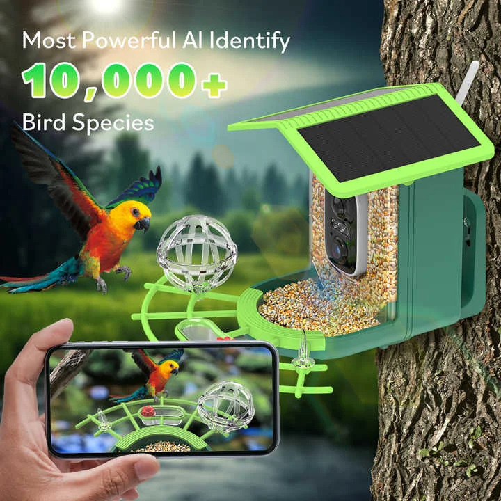 스마트 AI 조류 급식기, 조류 식별 HD 카메라, 태 - Smart Garden Ai 리뷰 및 가격