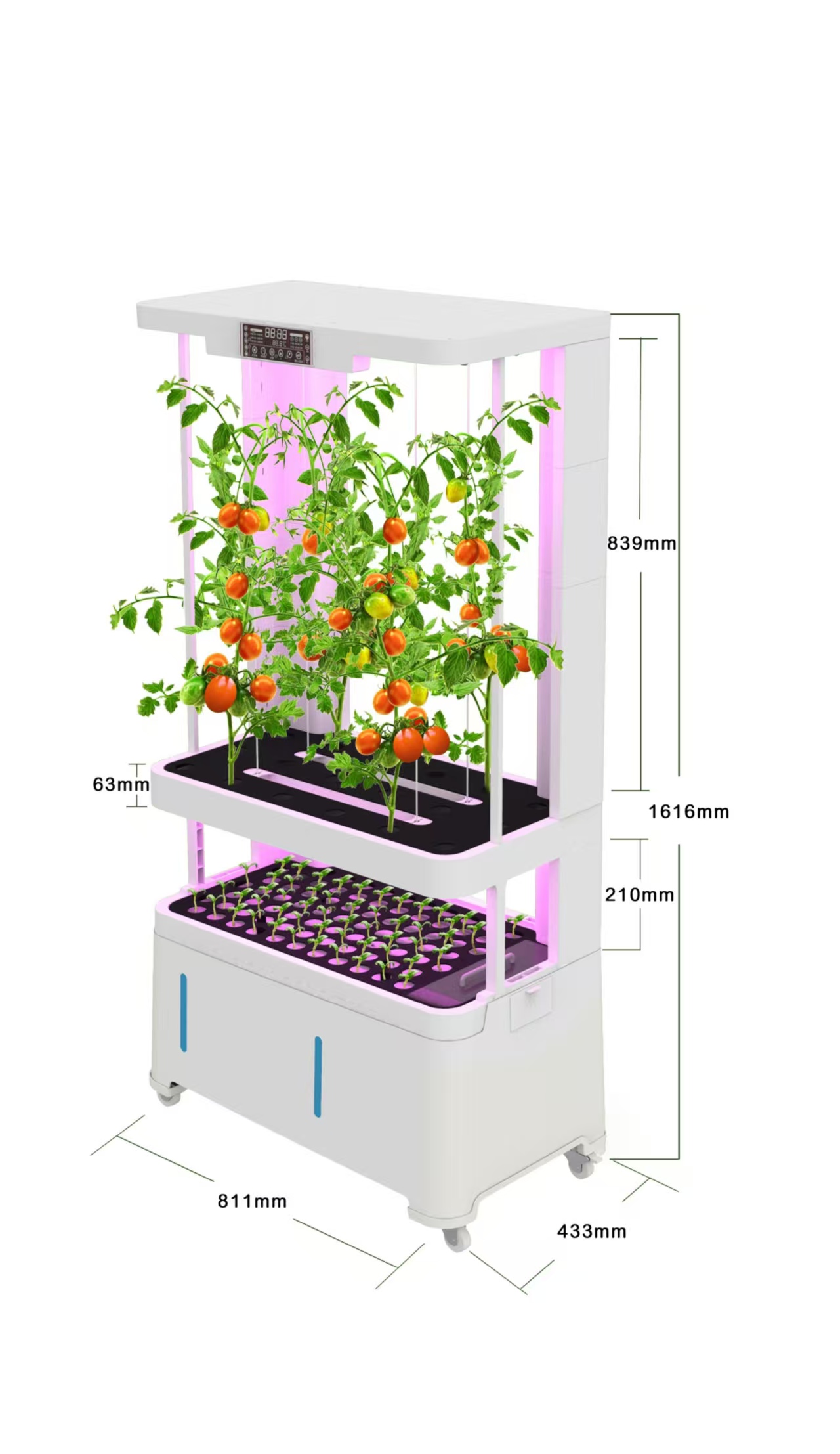 첨단 수직 농업 수경 재배 채소 재배용 가정용 스마트  - Smart Garden Vertical Planter 리뷰 및 가격