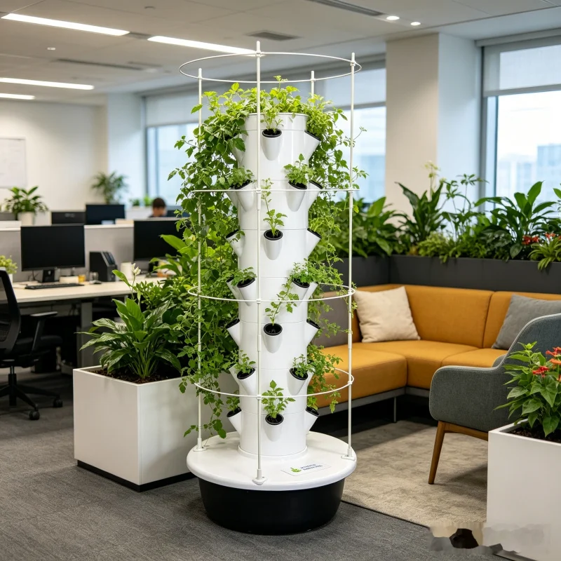 9층 수경재배 타워형 실내 채소 재배기, 트렐리스가 있 - Smart Garden Vertical Planter 리뷰 및 가격