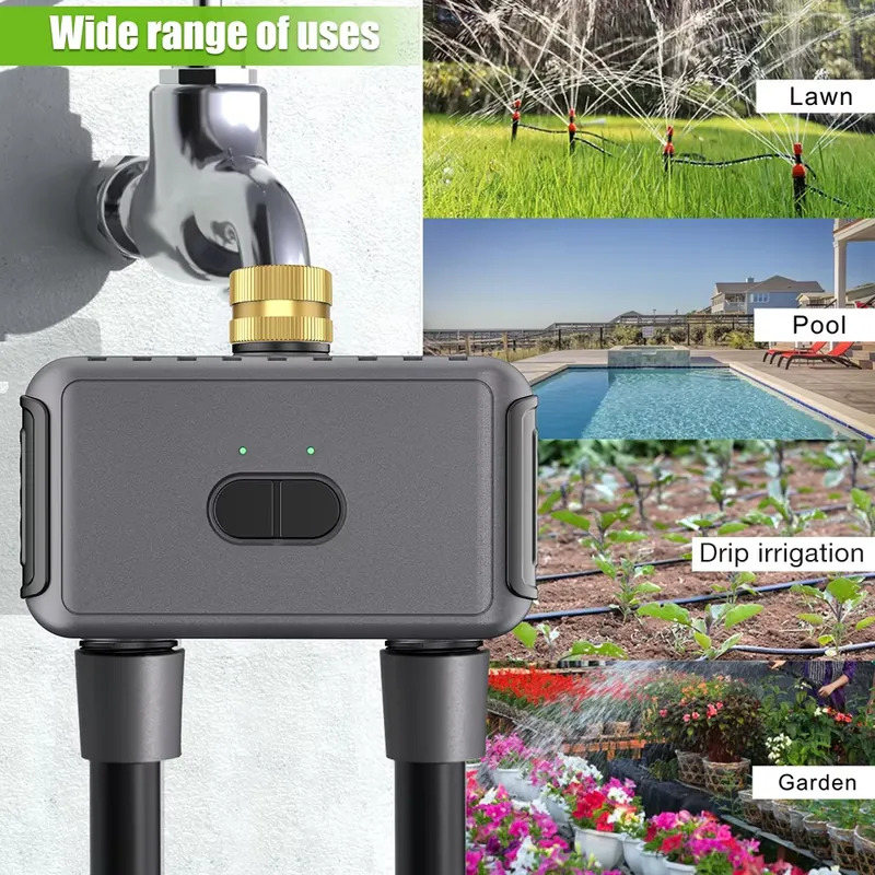 WAP01 WiFi 앱 제어 듀얼 호스 워터 타이머 스 - App Smart Garden 리뷰 및 가격
