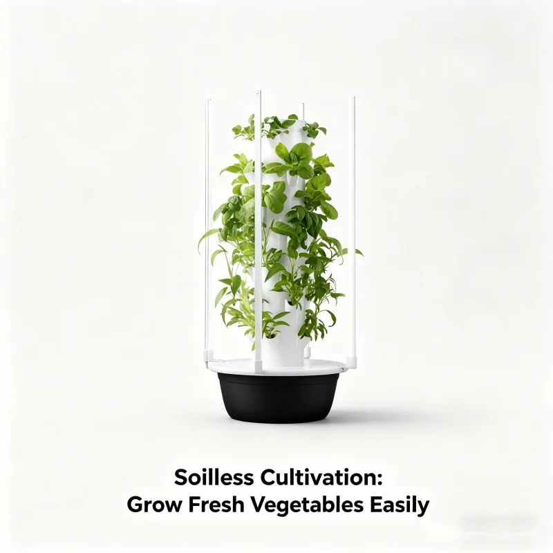 스페이스트리 수직 수경 재배 타워 스마트 채소 재배기  - Smart Garden Vertical Planter 리뷰 및 가격