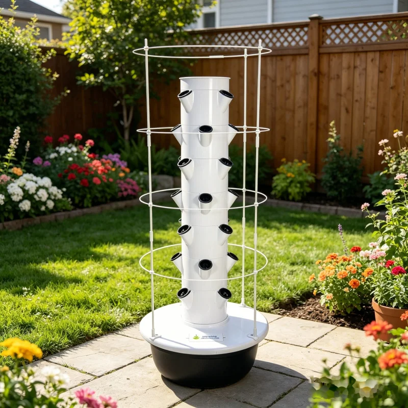 5층 스페이스트리 수직 수경재배 타워 홈 스마트 채소  - Smart Garden Vertical Planter 리뷰 및 가격