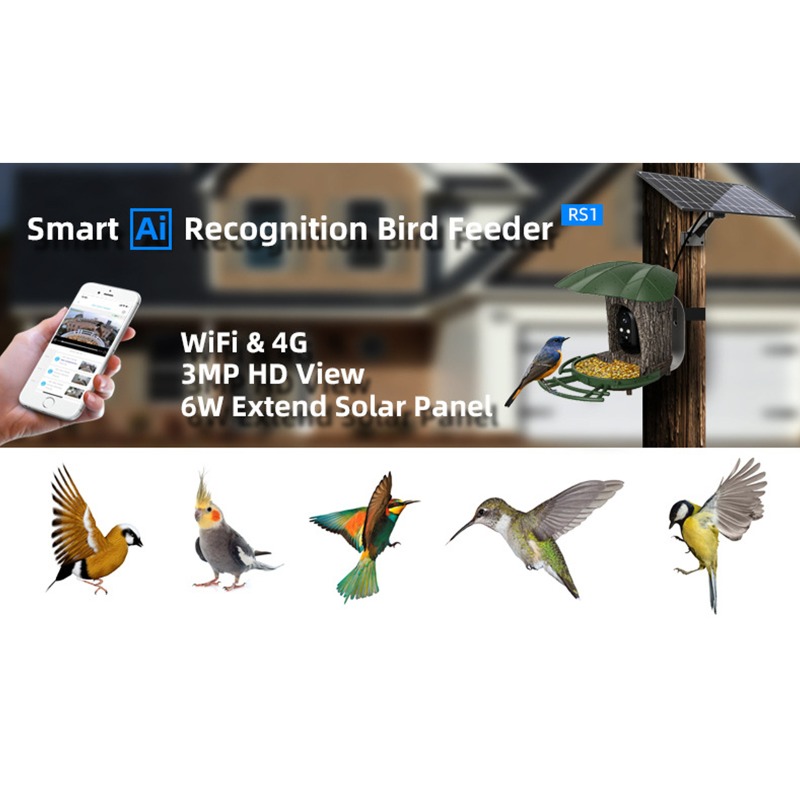 태양광 AI 스마트 새 먹이통 야외 정원 태양광 충전  - Smart Garden Ai 리뷰 및 가격