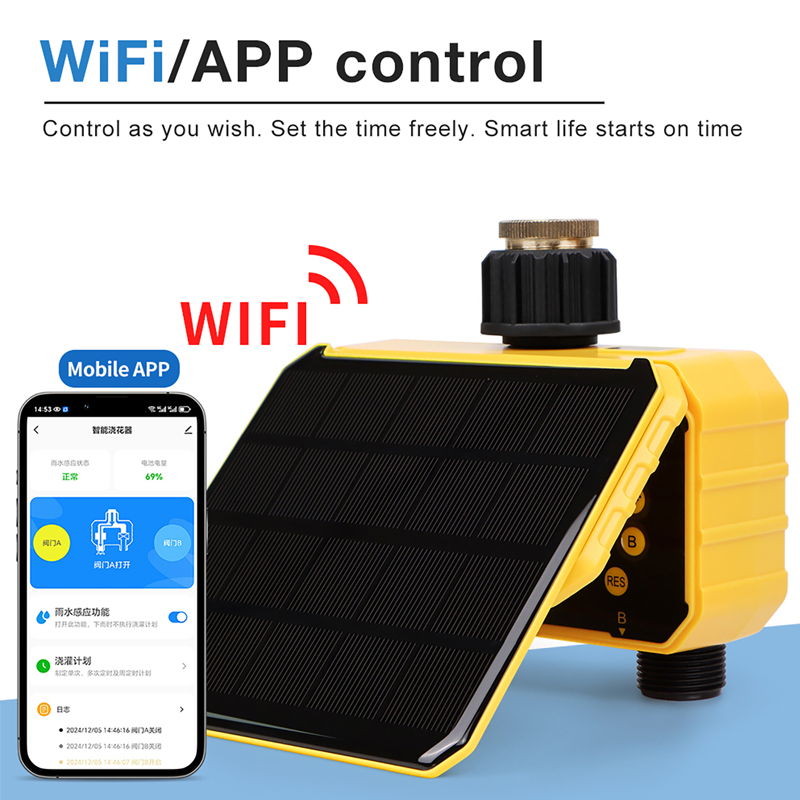 WiFi 1/2 콘센트 태양광 관개 타이머 스마트 앱  - App Smart Garden 리뷰 및 가격