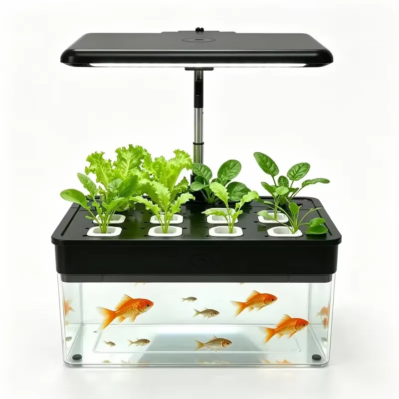 12포드 수경재배 시스템 아크릴 어항 파손 방지 식물  - Aquaponics Home Kit 리뷰 및 가격
