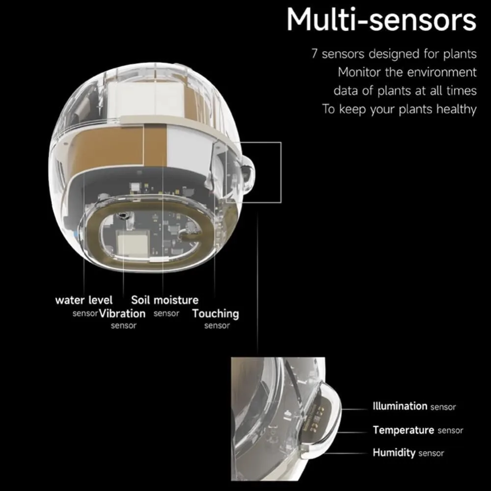 AI 칩 7개 센서가 탑재된 스마트 화분, 가정, 책상 - Smart Garden Ai 리뷰 및 가격