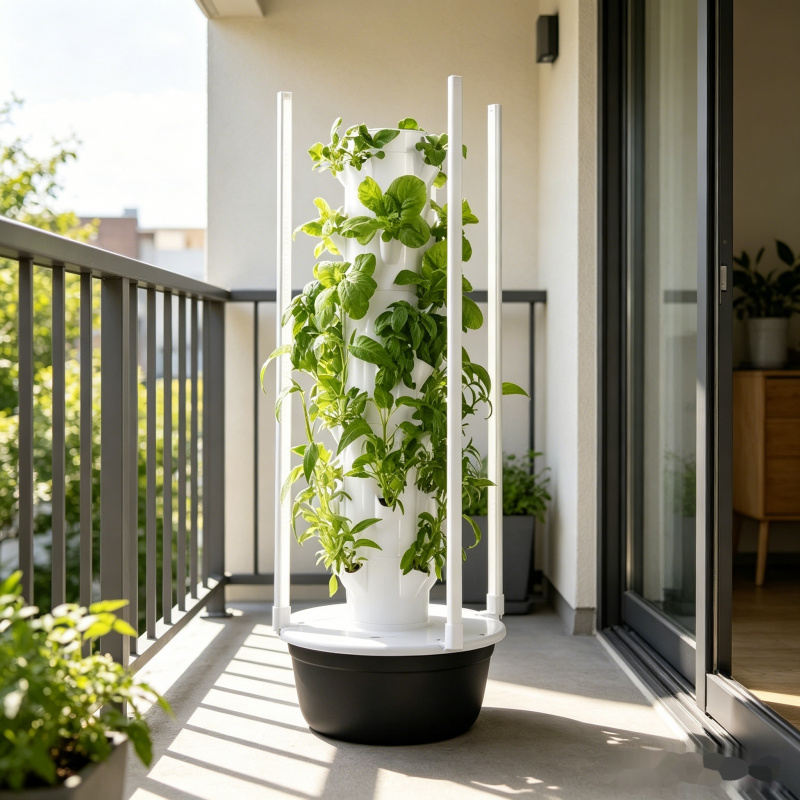5층 스페이스트리 수직 수경 재배 타워(재배등 포함)  - Smart Garden Vertical Planter 리뷰 및 가격